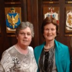 Arts Rep Sheila Hurley and Patsy Mitchell